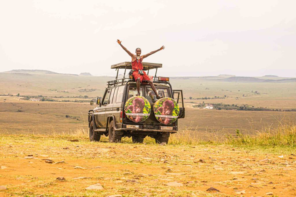 Game drives in the Masai Mara National Reserve