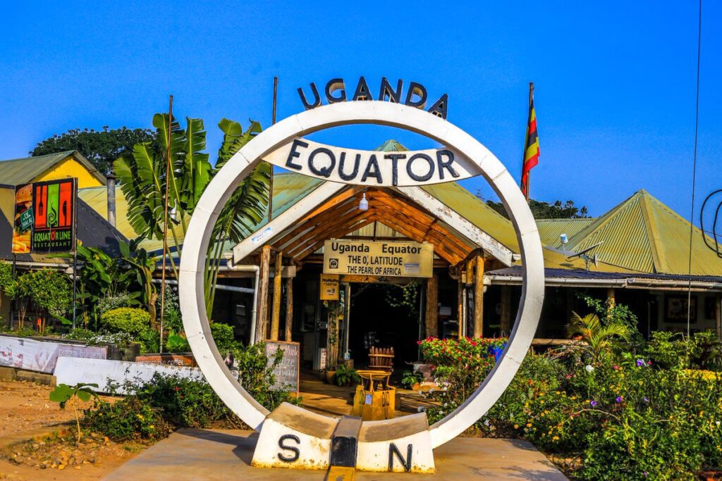 the famous equator line of uganda